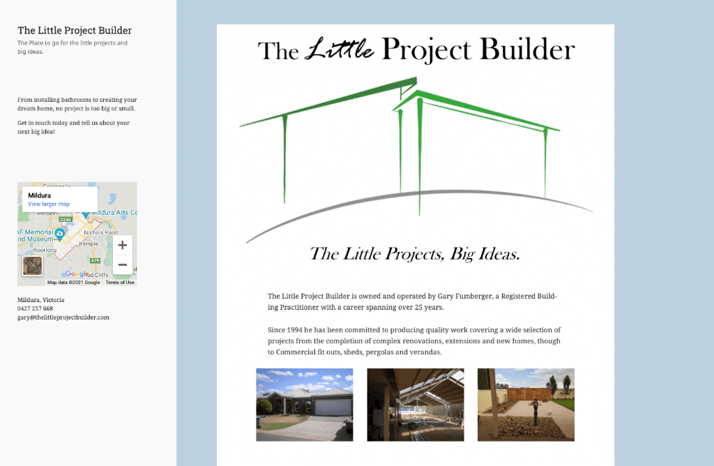 The Little Project Builder - Carpenter, New Home Builder, Renovations