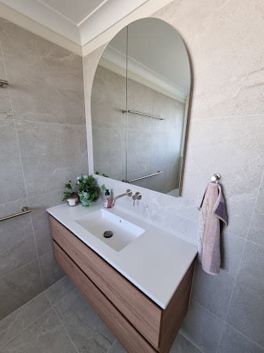Hunter Bathroom Renovations Newcastle — Customer photo