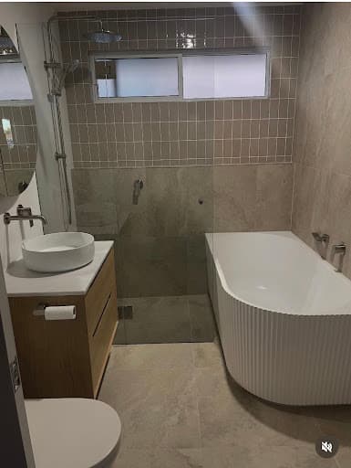 Hunter Bathroom Renovations Newcastle — Customer photo